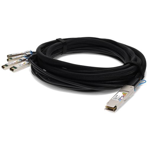 Picture of Huawei® 02310MUL Compatible TAA Compliant 40GBase-CU QSFP+ to 4xSFP+ Direct Attach Cable (Passive Twinax, 3m)