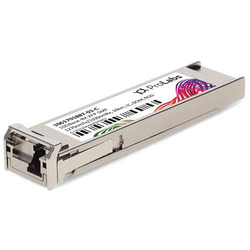 Picture of ADVA® 1061701887-01 Compatible TAA 10GBase-BX SFP+ Transceiver (SMF, 1270nmTx/1330nmRx, 10km, LC, DOM, -40 to 85C)