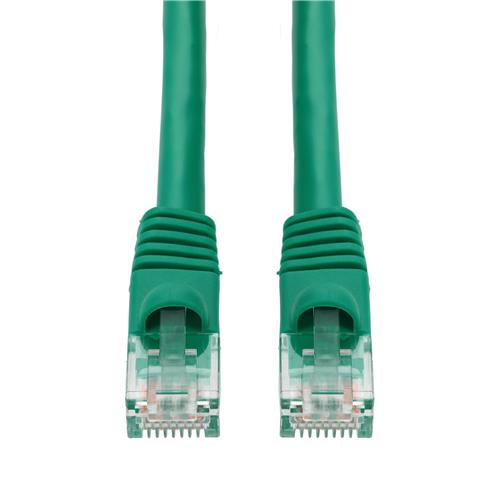 Picture of 100ft Green CAT 5E PVC Ethernet Cable Snagless Bubble Boot RJ-45 M/M
