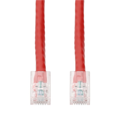 Picture of 10ft Red CAT 6 PVC Ethernet Cable Non-Booted RJ-45 M/M