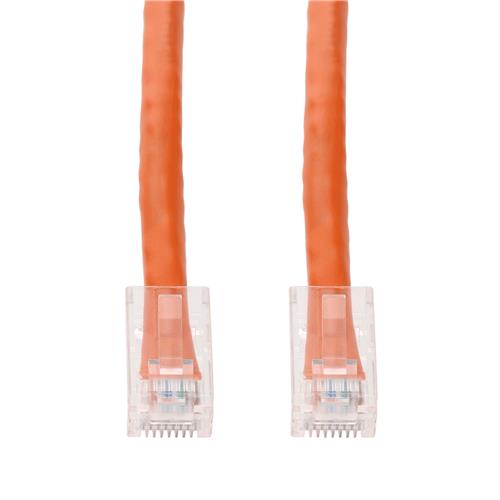 Picture of 12ft Orange CAT 6A PVC Ethernet Cable Non-Booted RJ-45 M/M