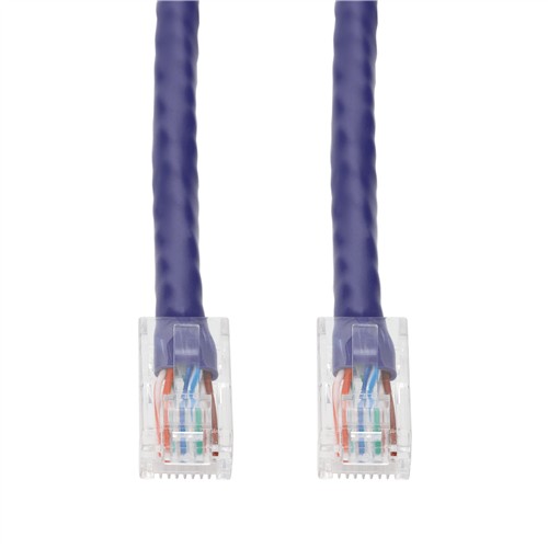 Picture of 15ft Purple CAT 5E PVC Ethernet Cable Non-Booted RJ-45 M/M