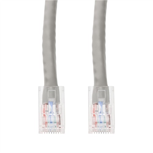 Picture of 1ft Gray CAT 6 PVC Ethernet Cable Non-Booted RJ-45 M/M