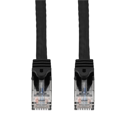 Picture of 20ft Black CAT 6 PVC Ethernet Cable Snagless Easy Boot RJ-45 M/M