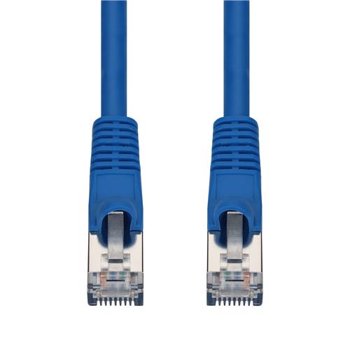 Picture of 25-Pack 3ft Blue CAT 7 Shielded (S/FTP) PVC Ethernet Cable Snagless Bubble Boot RJ-45 M/M