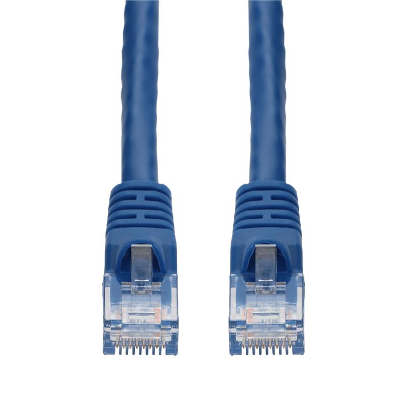 Picture of 4ft Blue CAT 6A PVC Ethernet Cable Snagless Bubble Boot RJ-45 M/M