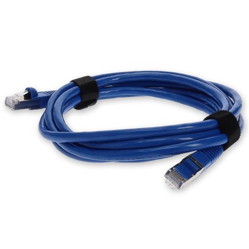 Picture of 4ft Blue CAT 7 Shielded (S/FTP) PVC Ethernet Cable Snagless Bubble Boot RJ-45 M/M