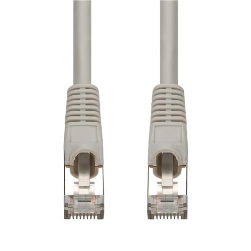 Picture of 6ft Gray CAT 7 Shielded (S/FTP) PVC Ethernet Cable Snagless Bubble Boot RJ-45 M/M