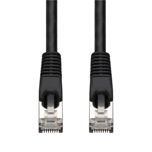 Picture of 10-Pack 7ft Black CAT 7 Shielded (S/FTP) PVC Ethernet Cable Snagless Bubble Boot RJ-45 M/M