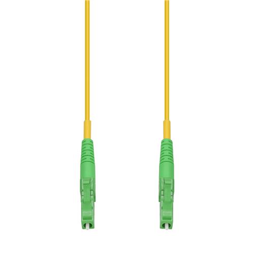 Picture of 15m ALC to ALC Yellow OS2 Simplex OFNR (Riser-Rated) SMF Fiber Patch Cable