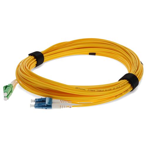 Picture of 20m ALC to LC Yellow OS2 Duplex OFNR (Riser-Rated) SMF Fiber Patch Cable