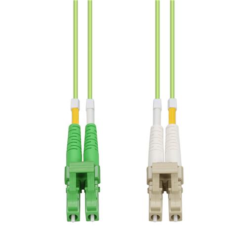 Picture of 4m ALC to LC Lime Green OM5 Duplex OFNP (Plenum-Rated) Fiber Patch Cable