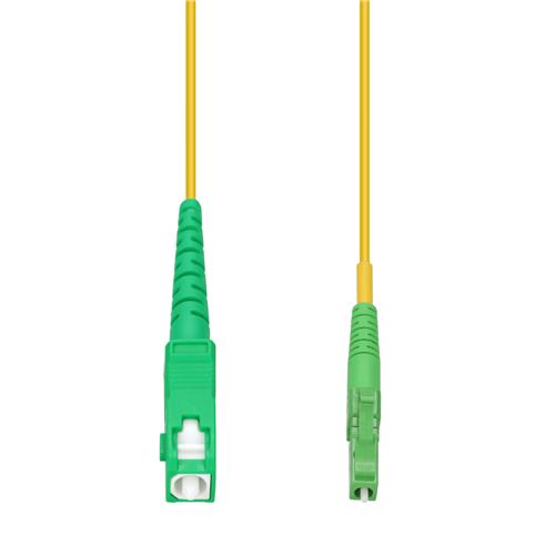 Picture for category 90m ASC to ALC Yellow OS2 Simplex OFNP (Plenum-Rated) SMF Fiber Patch Cable