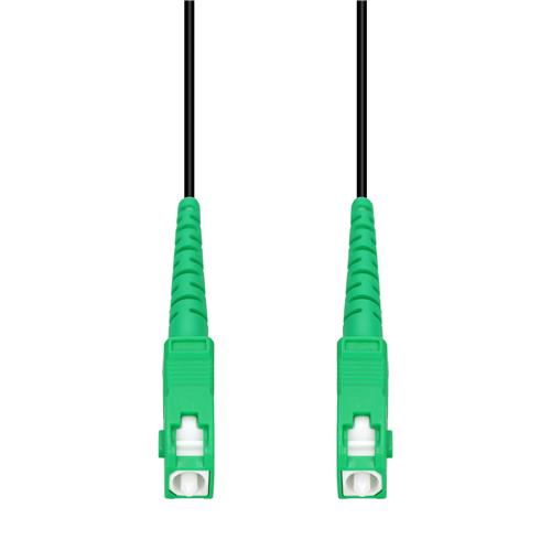 Picture of 3m ASC to ASC Black OS2 Simplex OFNR (Riser-Rated) SMF Fiber Outdoor Patch Cable