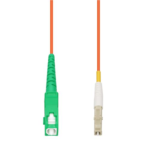 Picture of 6m ASC to LC Orange OM1 Simplex LSZH MMF Fiber Patch Cable