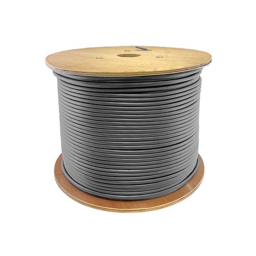 Picture of 1000ft Non-Terminated Gray CAT 5E Shielded Plenum-Rated Bulk Cable