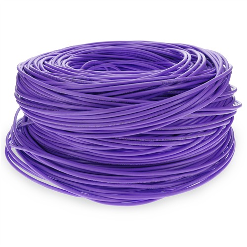 Picture of 1000ft Non-Terminated Purple CAT 6 Shielded Plenum-Rated Bulk Cable