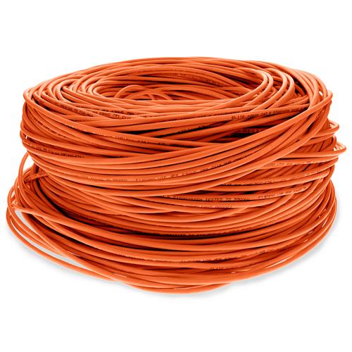 Picture of 1000ft Non-Terminated Orange CAT 6 Shielded PVC Bulk Cable