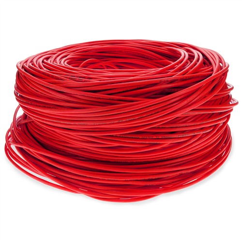 Picture of 1000ft Non-Terminated Red CAT 6 PVC Bulk Cable