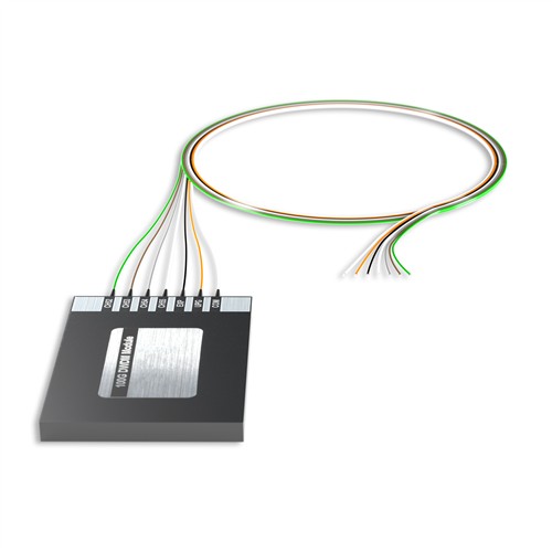 Picture of 4+2CH 100GHz DWDM Mux with C52-C55 cassette OSP STUB EXP