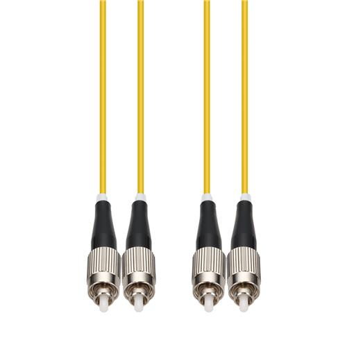 Picture of 10m FC to FC Yellow OS2 Duplex OFNR (Riser-Rated) SMF Fiber Patch Cable