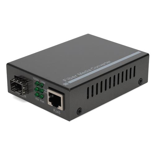 Picture of 10/100/1000Base-TX(RJ-45) to 1000Base-LX(LC) SMF 1310nm 10km Media Converter