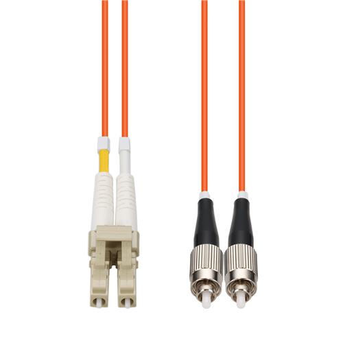 Picture of 10m LC to FC Orange OM1 Duplex OFNR (Riser-Rated) MMF Fiber Patch Cable