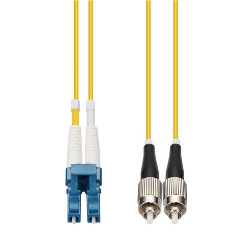 Picture of 15m LC to FC Yellow OS2 Duplex LSZH SMF Fiber Patch Cable