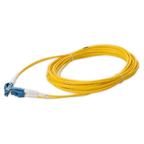 Picture of 2.5m LC to LC Yellow OS2 Duplex OFNR (Riser-Rated) SMF Fiber Patch Cable