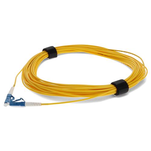 Picture of 26m LC to LC Yellow OS2 Simplex OFNR (Riser-Rated) SMF Fiber Patch Cable