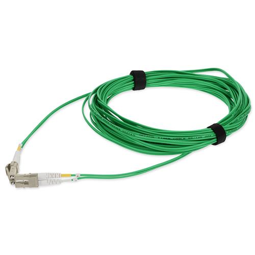 Picture of 5m LC to LC Green OM4 Duplex OFNP (Plenum-Rated) Fiber Patch Cable
