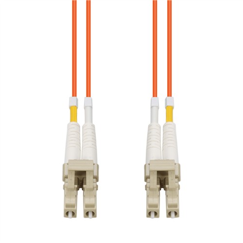 Picture of 7m LC to LC Orange OM4 Duplex OFNR (Riser-Rated) Fiber Patch Cable
