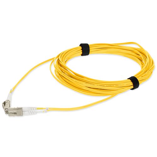 Picture of 7m LC to LC Yellow OM4 Duplex OFNP (Plenum-Rated) Fiber Patch Cable