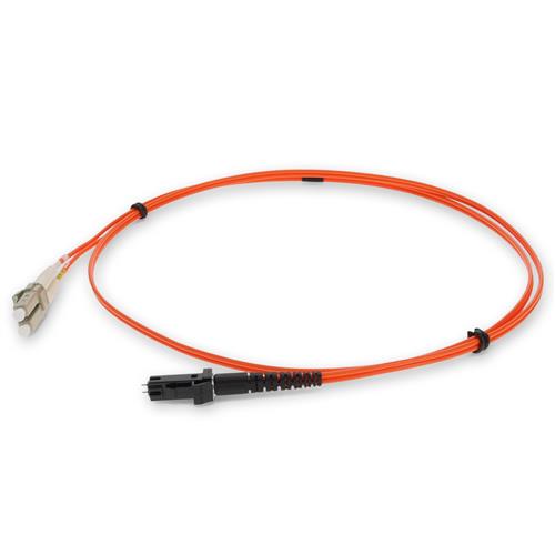 Picture of 6m LC to MT-RJ Orange OM1 Duplex OFNR (Riser-Rated) MMF Fiber Patch Cable
