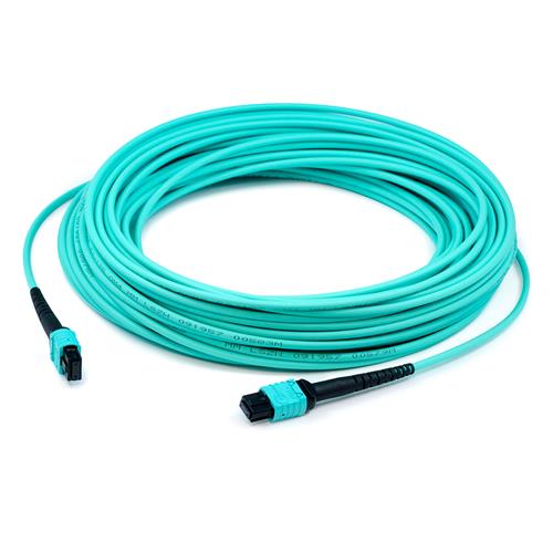 Picture of 17m MPO/UPC to MPO/UPC Aqua OM4 LSZH 12-Strand Fiber Patch Cable