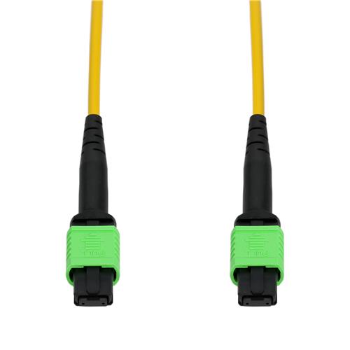 Picture of 3m MPO/APC to MPO/APC Yellow OS2 LSZH 12-Strand SMF Type-A (Straight) Fiber Patch Cable