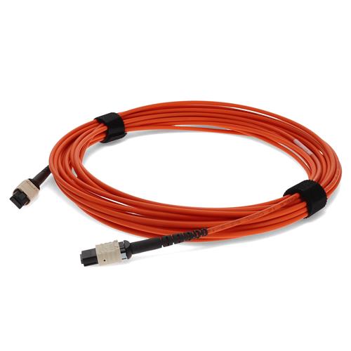 Picture of 8m MPO/UPC to MPO/UPC Orange OM1 OFNR (Riser-Rated) 12-Strand Fiber Patch Cable