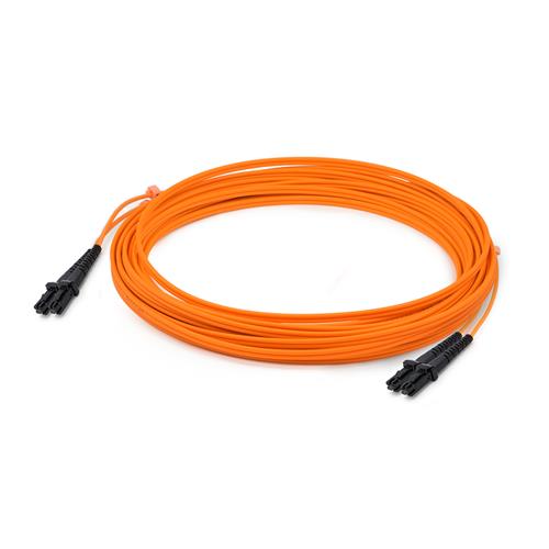 Picture of 1m MT-RJ to MT-RJ Orange OM1 Duplex OFNR (Riser-Rated) MMF Fiber Patch Cable