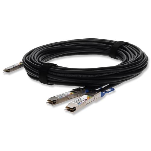 Picture of Arista Networks® to Mellanox® Compatible TAA 100GBase-CU QSFP28 to 2xQSFP28 DAC (Passive Twinax, 1.5m)