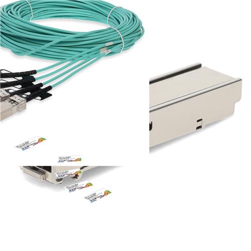 Picture for category Cisco QSFP-4SFP25G-AOC20M to Mellanox MFA2P10-A020 Compatible TAA Compliant 100GBase-AOC QSFP28 to 4xSFP28 Active Optical Cable (850nm, MMF, 20m)