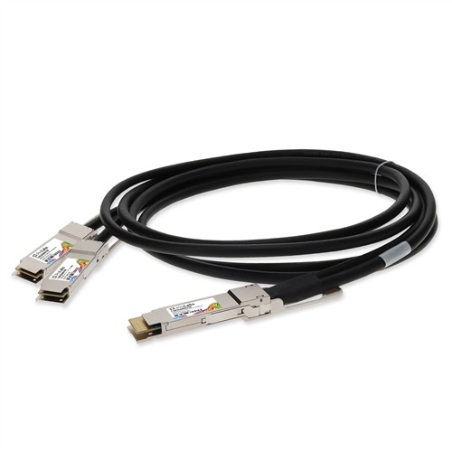 Picture for category Cisco® QDD-400-CU3M to Mellanox® MCP1650-H003E26 Compatible TAA 400GBase-CU QSFP-DD to 2xQSFP56 Direct Attach Cable (Passive Twinax, 3m)