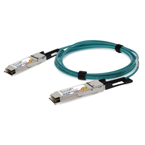 Picture for category Cisco® QSFP-H40G-AOC15M to Palo Alto Networks® Compatible TAA 40GBase-AOC QSFP+ Active Optical Cable (850nm, MMF, 15m, Plenum)