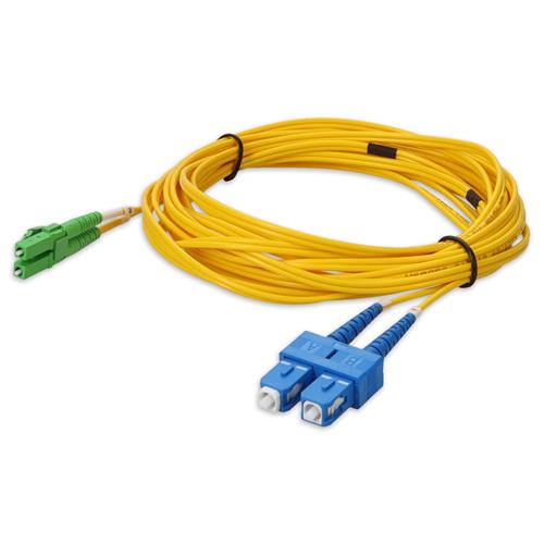 Picture of 1.5m SC to ALC Yellow OS2 Duplex OFNR (Riser-Rated) SMF Fiber Patch Cable