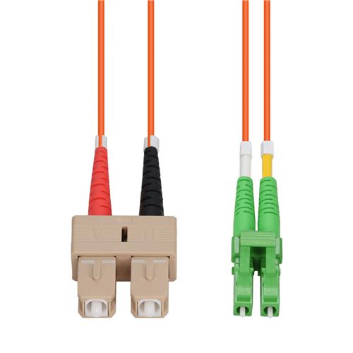 Picture of 50m SC to ALC Orange OM1 Duplex OFNR (Riser-Rated) MMF Fiber Patch Cable