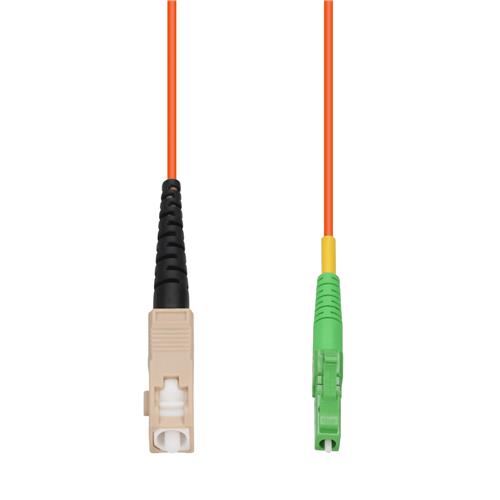 Picture of 8m SC to ALC Orange OM1 Simplex OFNR (Riser-Rated) MMF Fiber Patch Cable