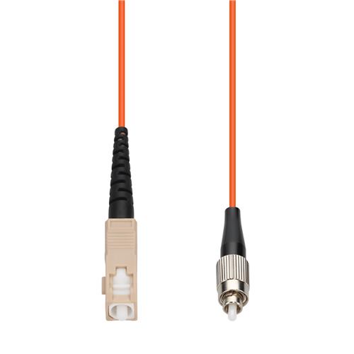 Picture of 85m SC to FC Orange OM1 Simplex OFNP (Plenum-Rated) MMF Fiber Patch Cable