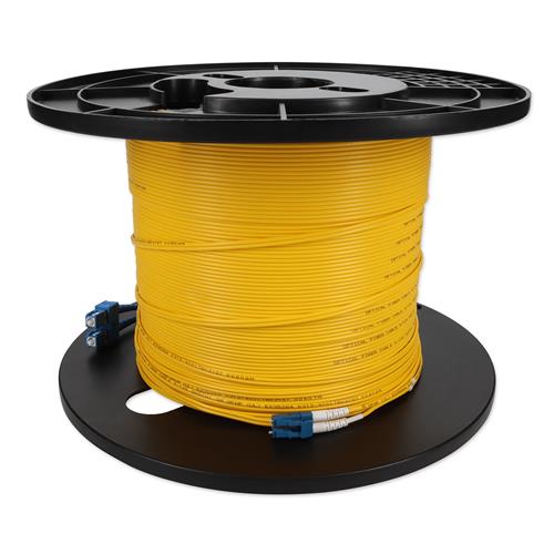 Picture of 80m SC to LC Yellow OS2 Duplex OFNP (Plenum-Rated) SMF Fiber Patch Cable