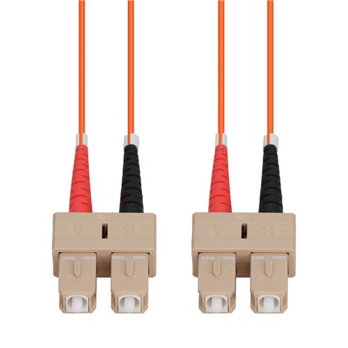 Picture of 80m SC to SC Orange OM2 Duplex OFNR (Riser-Rated) Fiber Patch Cable