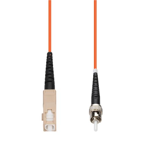 Picture for category 4m SC to ST Orange OM2 Simplex OFNP (Plenum-Rated) Fiber Patch Cable