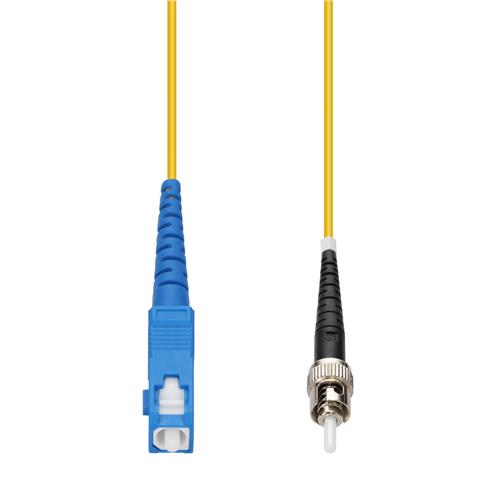 Picture of 8m ST to ST Yellow OS2 Simplex OFNR (Riser-Rated) SMF Fiber Patch Cable